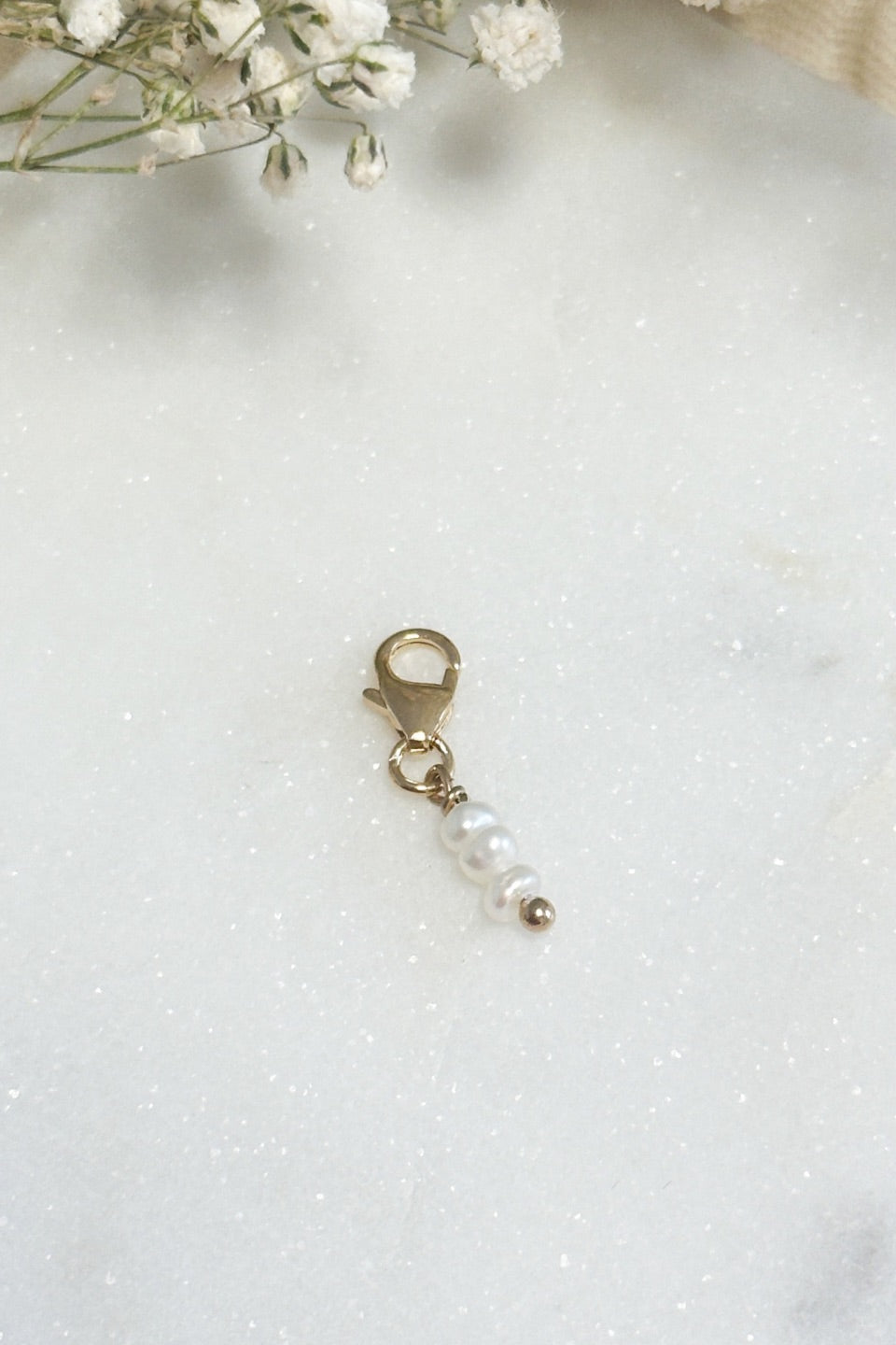 Charms Trio de Perles d'eau douce