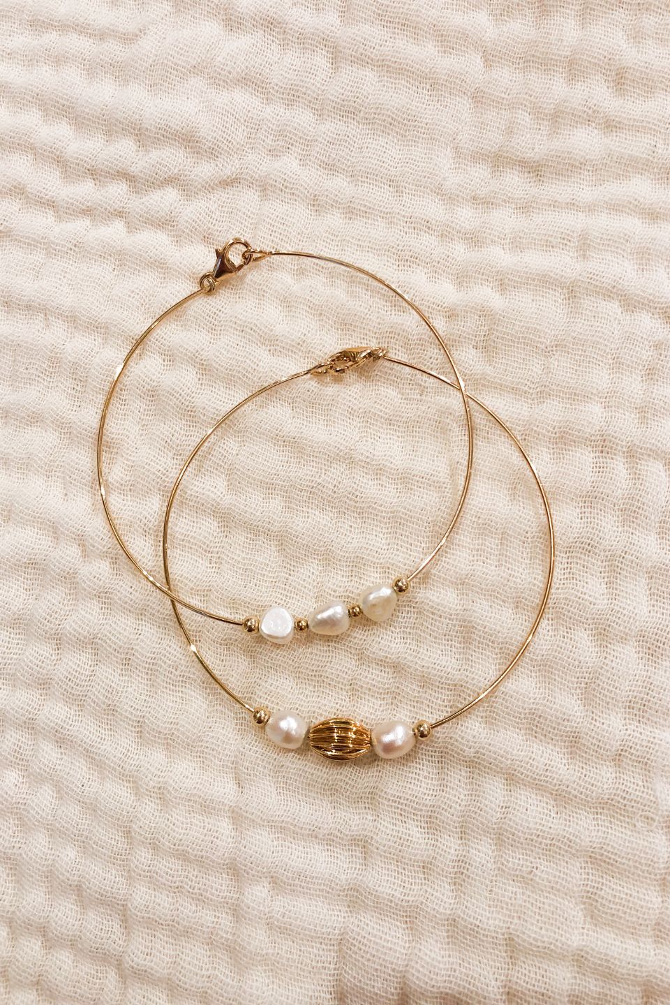 Pola Large Perles d'eau douce & Améthyste